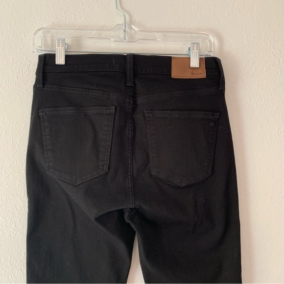 Madewell Black 10” High Rise Skinny Jeans Size 28 - Picture 4 of 7